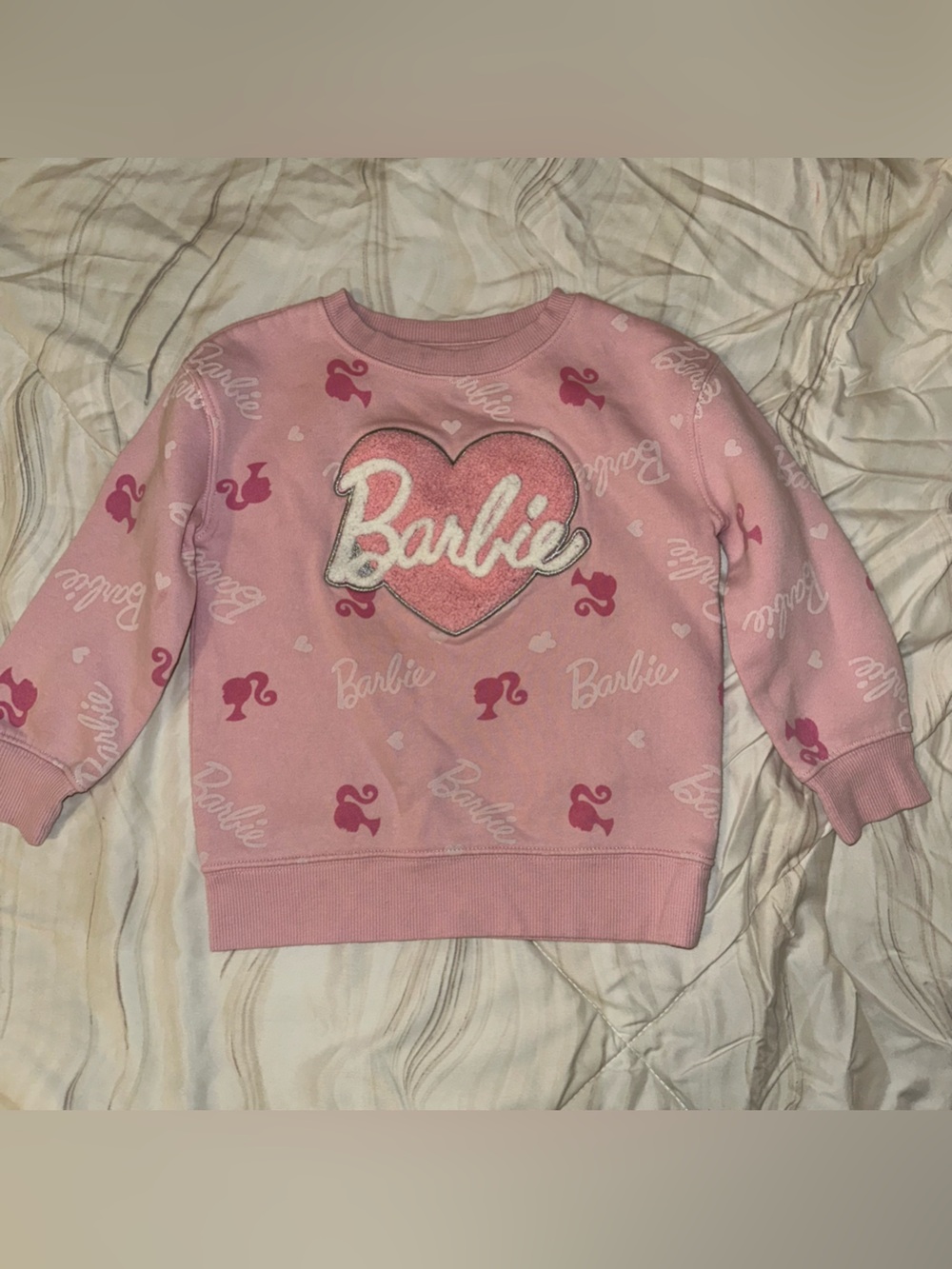Mattel Barbie Pink Logo Pullover